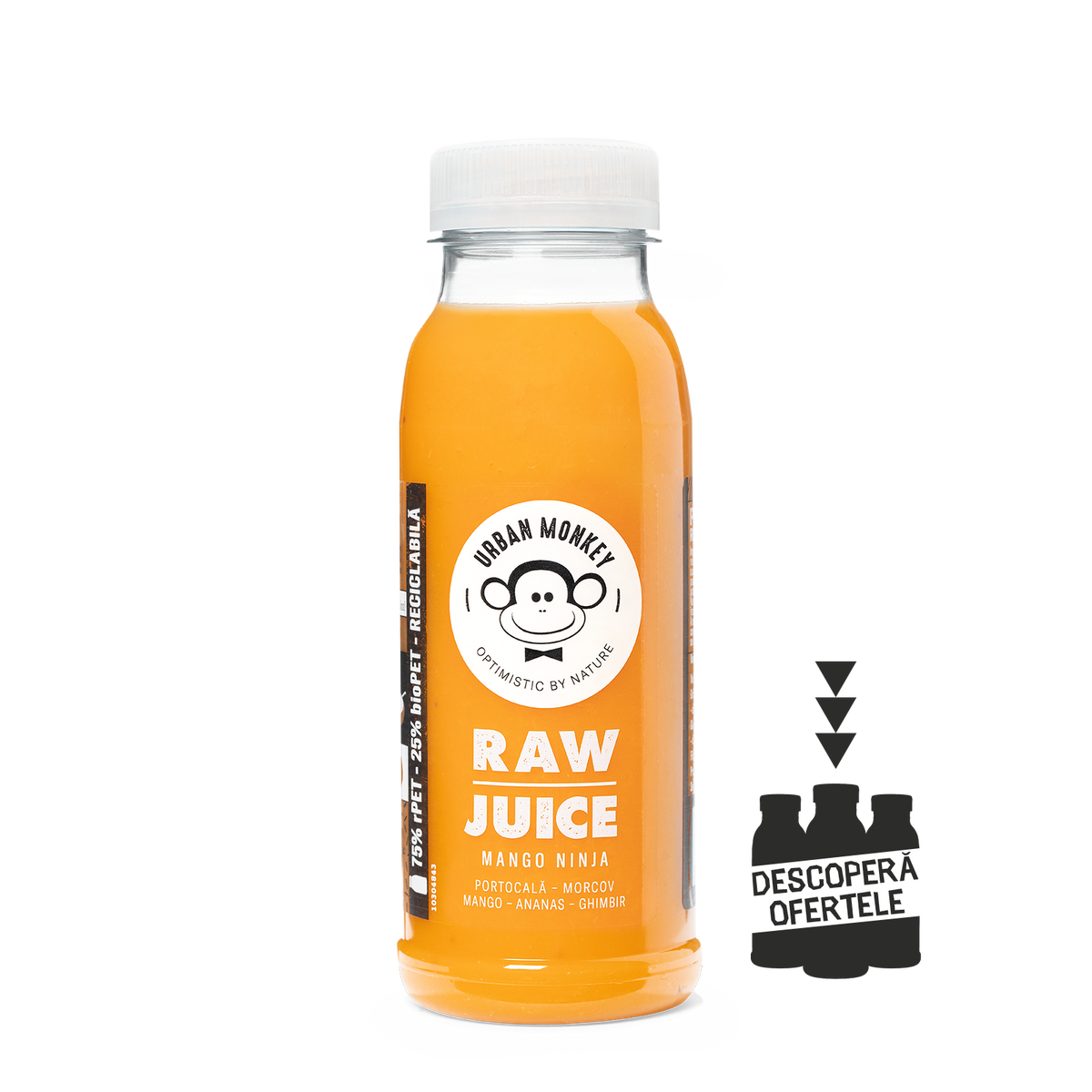 Raw Juice Mango Ninja 250ml – Urban Monkey